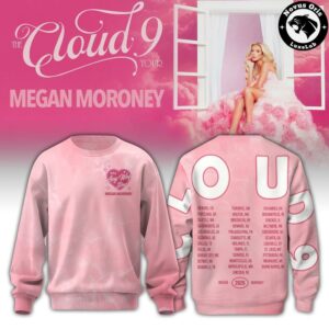 Megan Moroney The Cloud 9 Tour 2026 Pink Sweatshirt