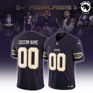 Minnesota Vikings 2026 Rivalries Norse Pattern Football Jersey