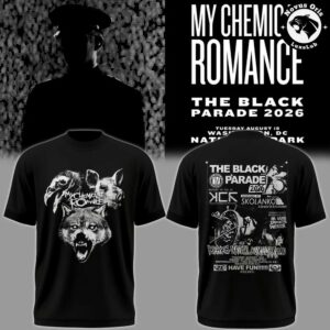 My Chemical Romance The Black Parade Tour 2026 T-Shirt