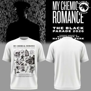 My Chemical Romance The Black Parade Tour 2026 T Shirt 2