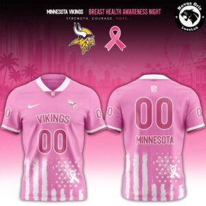 NFL Breast Health Awareness Night 2026 Pink Ribbon Football Jersey 3