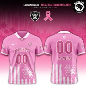 NFL Breast Health Awareness Night 2026 Pink Ribbon Football Jersey 4