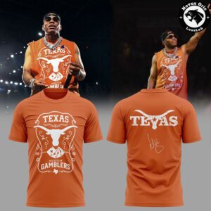 Nelly Austin Gamblers Texas Longhorns Concert Graphic T-Shirt