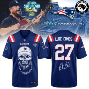 New England Patriots x Luke Combs My Kinda Saturday Night Tour 2027 Jersey