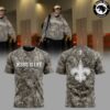 New Orleans Saints Treyton Welch Jesus Is Life Camo Pullover Hoodie