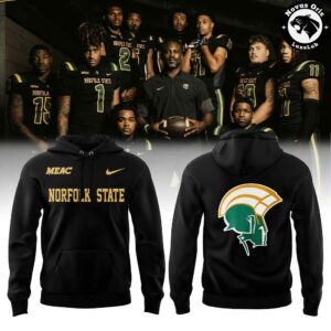 Norfolk State Spartans Football Dark Mode Activated Hoodie 1