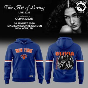 Olivia Dean x New York Knicks The Art of Loving Live 2026 Hoodie