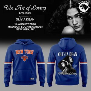 Olivia Dean x New York Knicks The Art of Loving Live 2026 Hoodie 2