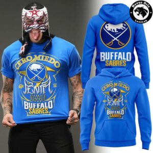 Penta Cero Miedo Buffalo Sabres Lucha Libre Hockey Hoodie