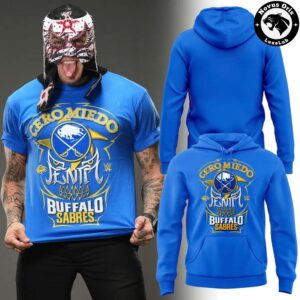Penta Cero Miedo Buffalo Sabres Lucha Libre Hockey Hoodie 2