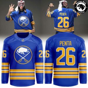 Penta Cero Miedo Buffalo Sabres Lucha Libre Hockey Jersey