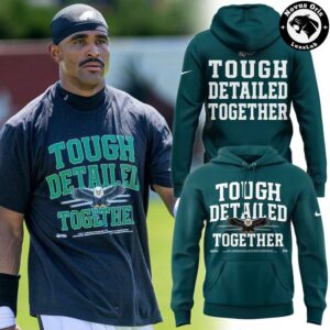 Philadelphia Eagles Tough Detailed Together Hoodie 3