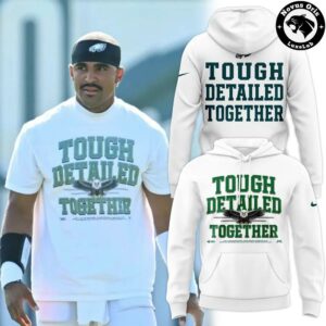 Philadelphia Eagles Tough Detailed Together Hoodie 4