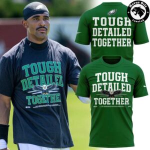 Philadelphia Eagles Tough Detailed Together T Shirt 2