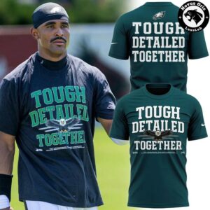 Philadelphia Eagles Tough Detailed Together T Shirt 3