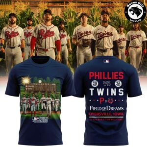 Phillies vs Twins 2026 Field of Dreams Game Cream T Shirt 4 1