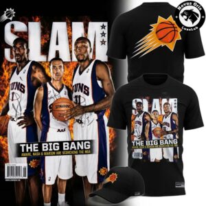 Phoenix Suns The Big Bang SLAM Magazine Cover Nash Stoudemire Marion T Shirt 1