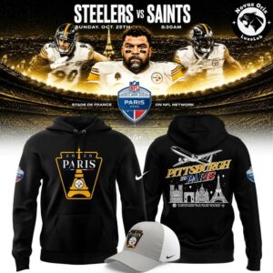 Pittsburgh Steelers 2026 Paris Game Collection Hoodie