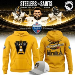 Pittsburgh Steelers 2026 Paris Game Collection Hoodie 3