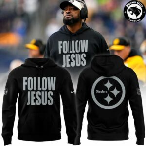 Pittsburgh Steelers Follow Jesus Christian Graphic Hoodie