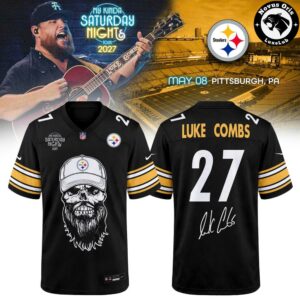 Pittsburgh Steelers x Luke Combs My Kinda Saturday Night Tour 2027 Jersey