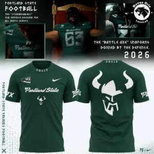 Portland State Vikings NCAA Battle Axe 2026 Special Edition T-Shirt