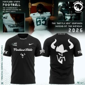Portland State Vikings NCAA Battle Axe 2026 Special Edition T Shirt 3