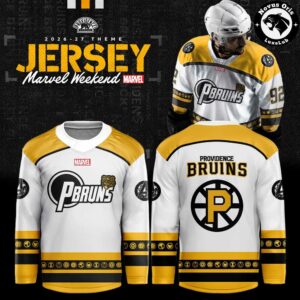 Providence Bruins Marvel Avengers Weekend AHL Hockey Jersey