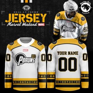 Providence Bruins Marvel Avengers Weekend AHL Hockey Jersey 2