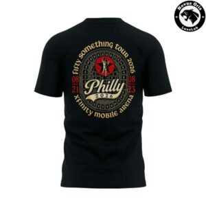 RUSH Fifty Something Tour 2026 Philadelphia Concert T Shirt 3