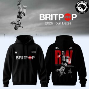 Robbie Williams Britpop World Tour 2026 Hoodie