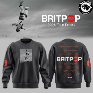 Robbie Williams Britpop World Tour 2026 Sweatshirt