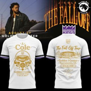 Sacramento Kings x J. Cole The Fall-Off Tour 2026 Graphic T-Shirt