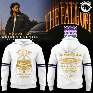 Sacramento Kings x J. Cole The Fall-Off Tour 2026 Pullover Hoodie