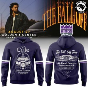 Sacramento Kings x J Cole The Fall Off Tour 2026 Pullover Hoodie 2