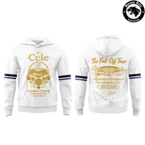 Sacramento Kings x J Cole The Fall Off Tour 2026 Pullover Hoodie 3