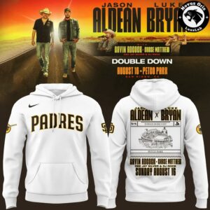 San Diego Padres x Jason Aldean Luke Bryan Double Down Tour 2026 Hoodie