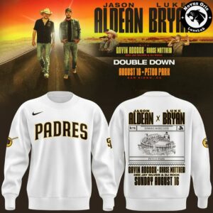 San Diego Padres x Jason Aldean Luke Bryan Double Down Tour 2026 Sweatshirt
