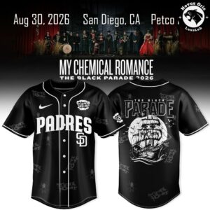 San Diego Padres x My Chemical Romance The Black Parade Tour Jersey 4