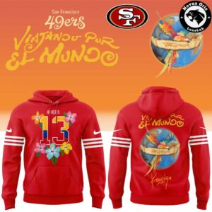 San Francisco 49ers x Karol G Viajando Por El Mundo Hoodie 2
