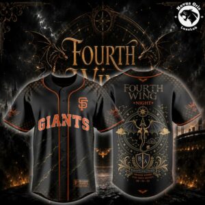 San Francisco Giants x Fourth Wing Night Dragon Rider 2026 Baseball Jersey