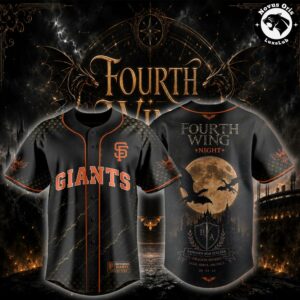 San Francisco Giants x Fourth Wing Night Dragon Rider 2026 Baseball Jersey 3
