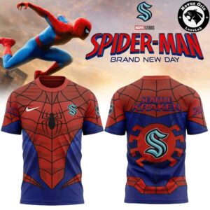 Seattle Kraken x Spider-Man 2026 Limited Edition T-Shirt
