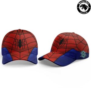 Seattle Kraken x Spider Man 2026 Limited Edition T Shirt 3