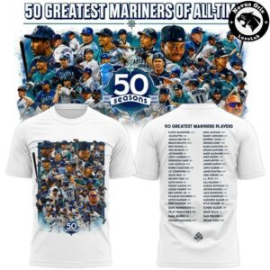 Seattle Mariners x 50 Greatest Players 2026 Edition Custom T-Shirt