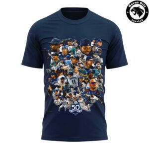 Seattle Mariners x 50 Greatest Players 2026 Edition Custom T Shirt 5
