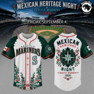 Seattle Mariners x Mexican Heritage Night 2026 Edition Baseball Jersey 1