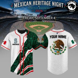 Seattle Mariners x Mexican Heritage Night 2026 Edition Baseball Jersey 2