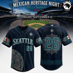 Seattle Mariners x Mexican Heritage Night 2026 Edition Baseball Jersey 3