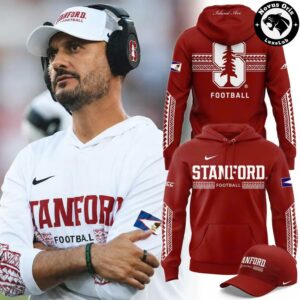 Stanford Cardinal Football Coach Tavita Pritchard Hoodie 2